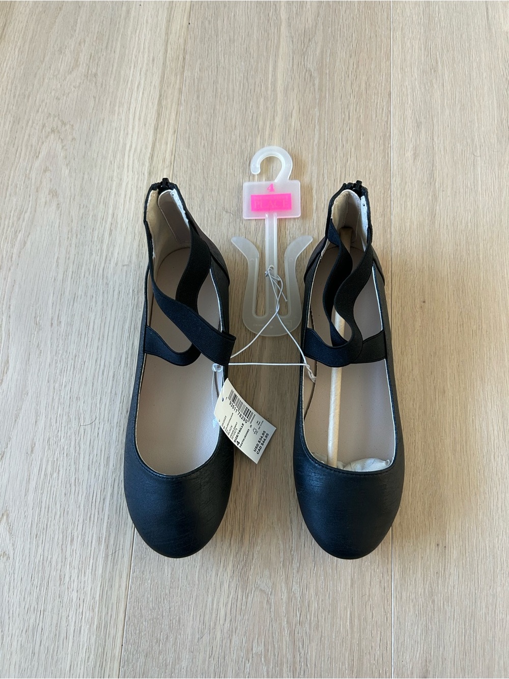 NWT Girls Black Shoes